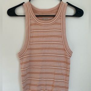 aerie coral / white striped tank!